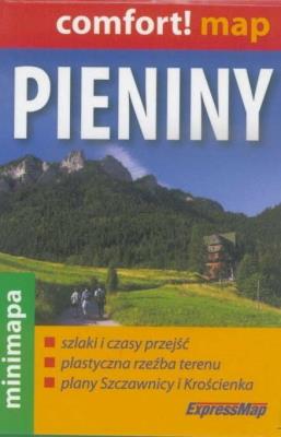 Okładka książki Comfort!map Pieniny 1:50 000 mapa mini 2018