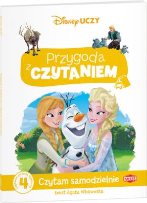 Disney Uczy Kraina Lodu Czytam Samodzielnie. Autor: Agata Widzowska. SmakLiter.pl Okładka książki Disney Uczy Kraina Lodu Czytam Samodzielnie
