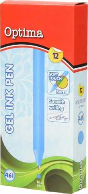 Długopis żelowy błękitny 0,7mm (12szt) OPTIMA. Wydawca: Optima JG. SmakLiter.pl Opakowanie Długopis żelowy błękitny 0,7mm (12szt) OPTIMA