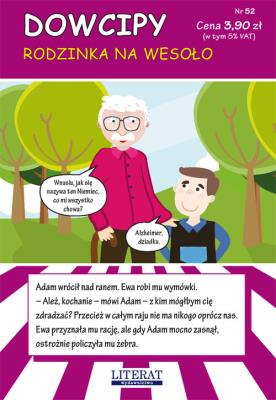 Okładka książki Dowcipy Nr 52 Rodzinka na wesoło