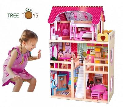 Opakowanie Drewniany Domek z Bali dla Lali TREE TOYS