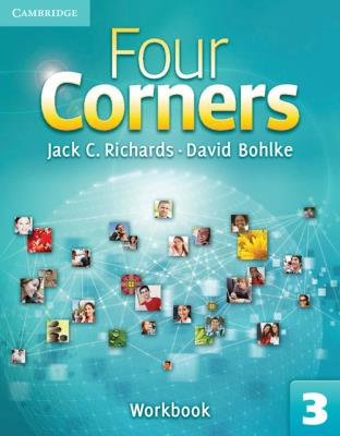 Four Corners 3 Workbook. Autor: Jack C. Richards and Carlos Barbisan, Bohlke David. SmakLiter.pl Okładka książki Four Corners 3 Workbook