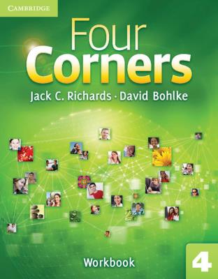 Four Corners 4 Workbook. Autor: Jack C. Richards and Carlos Barbisan, Bohlke David. SmakLiter.pl Okładka książki Four Corners 4 Workbook