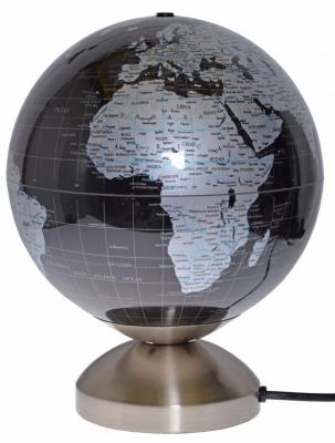 Opakowanie GLOBUS 200 MAŁY CZARNO SREBRNY PODŚWIETLANY