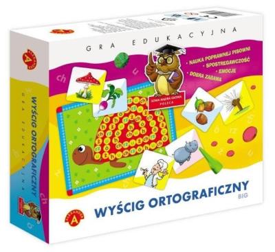 Okładka książki Gra - Wyścig Ortograficzny BIG ALEX