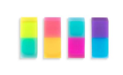 Opakowanie Gumki do Ścierania Dwukolorowe Ombre