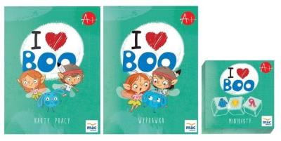 I love Boo. Język angielski poziom A+. Pakiet MAC. Autor: Opracowanie zbiorowe. SmakLiter.pl Okładka książki I love Boo. Język angielski poziom A+. Pakiet MAC