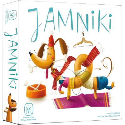 Jamniki. Autor: Short David. SmakLiter.pl Okładka książki Jamniki
