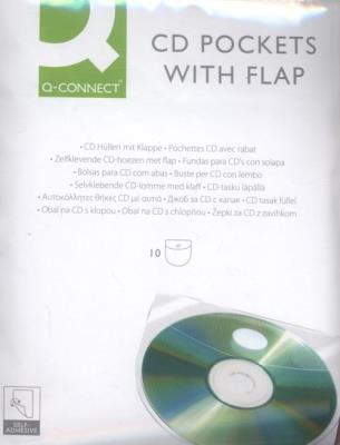 Kieszeń samoprzylepna Q-CONNECT na 2-4 płyty CD/DVD 127x127mm, 10 sztuk. Wydawca: Q-CONNECT. SmakLiter.pl Opakowanie Kieszeń samoprzylepna Q-CONNECT na 2-4 płyty CD/DVD 127x127mm, 10 sztuk