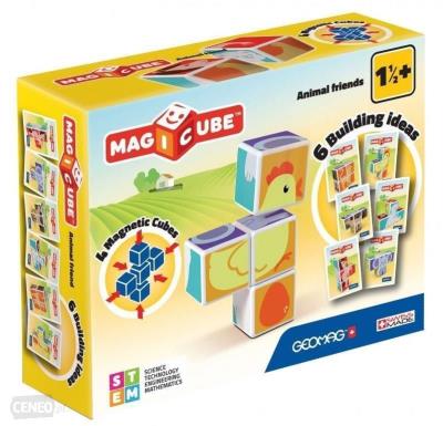 Opakowanie KLOCKI MAGICZNE KOSTKI ZWIERZĘTA DOMOWE GEO 132
