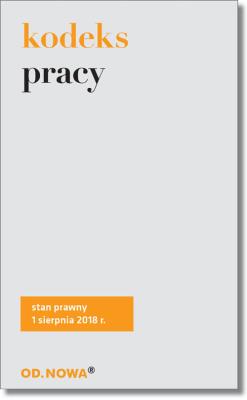 Kodeks Pracy. Autor: Agnieszka Kaszok. SmakLiter.pl Okładka książki Kodeks Pracy