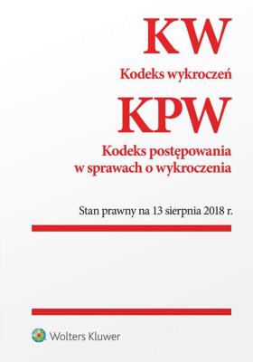 Okładka książki Kodeks wykroczeń Kodeks postępowania w sprawach o wykroczenia