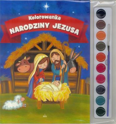 Okładka książki Kolorowanka. Narodziny Jezusa