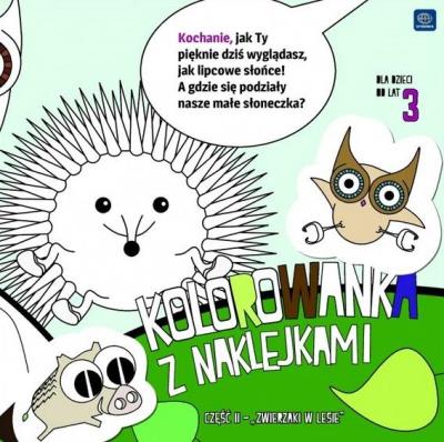 Opakowanie Kolorowanka z nakl. Zwierzaki w lesie