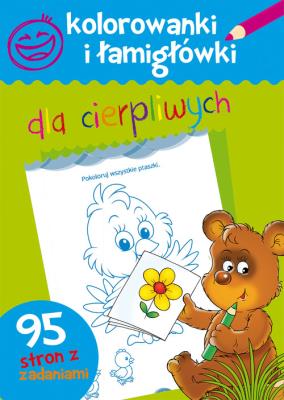 Okładka książki Kolorowanki i łamigłówki dla cierpliwych