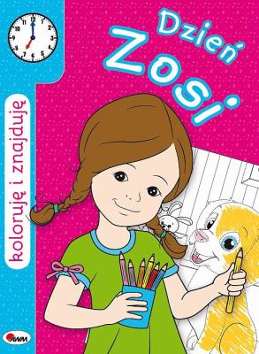 Okładka książki Koloruję i znajduję Dzień Zosi