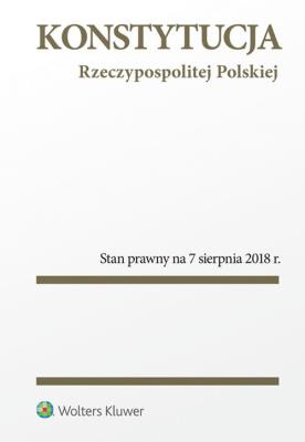 Okładka książki Konstytucja Rzeczypospolitej Polskiej