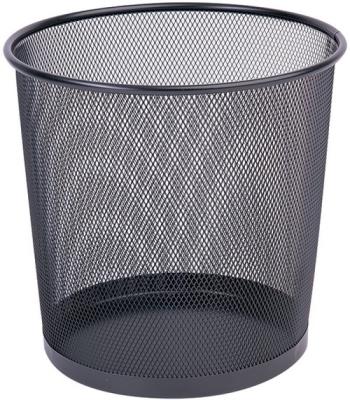 Opakowanie Kosz na śmieci Q-CONNECT Office Set, metalowy, 12l, czarny