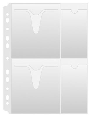 Opakowanie Koszulki na płyty CD/DVD DONAU, PP, A4, groszkowe 25 sztuk