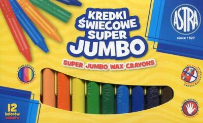 Opakowanie Kredki świecowe Super Jumbo 12 kolorów