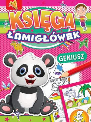 Księga Łamigłówek Geniusz. Autor: Opracowanie zbiorowe. SmakLiter.pl Okładka książki Księga Łamigłówek Geniusz