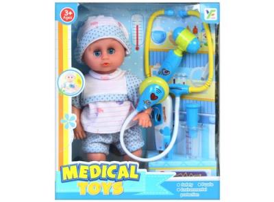 Opakowanie Lalka bobas 30cm z akcesoriami lekarz