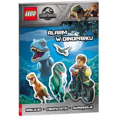 Okładka książki Lego Jurassic World Alarm W Dinoparku
