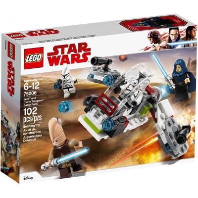 Opakowanie LEGO STAR WARS JEDI I ŻOŁNIERZE ARMII KLONÓW 75206
