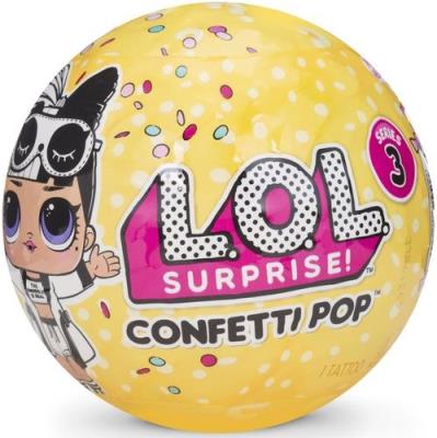 Opakowanie L.O.L. LALECZKA CONFETTI POP NIESPODZIANKA SERIA 3 551515