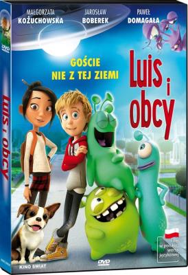 Luis i Obcy. Autor: Christoph Lauenstein, Wolfgang Lauenstein. SmakLiter.pl Okładka książki Luis i Obcy