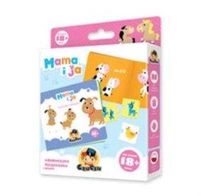 Mama i ja. Edukacyjna książeczka + puzzle. Wydawca: Bright Junior Media. SmakLiter.pl Opakowanie Mama i ja. Edukacyjna książeczka + puzzle