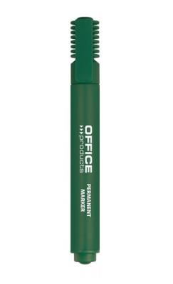 Opakowanie Marker permanentny OFFICE PRODUCTS, ścięty, 1-5mm (linia), zielony 12 sztuk