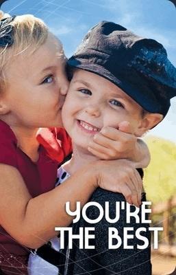 Opakowanie Mini kartka 3D Jesteś najlepszy