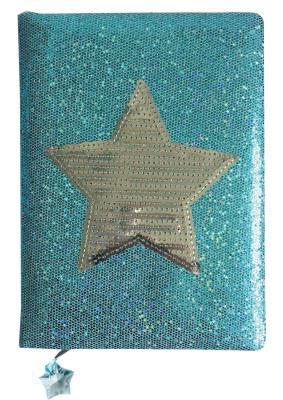Opakowanie Notatnik niebieski Gwiazdka
