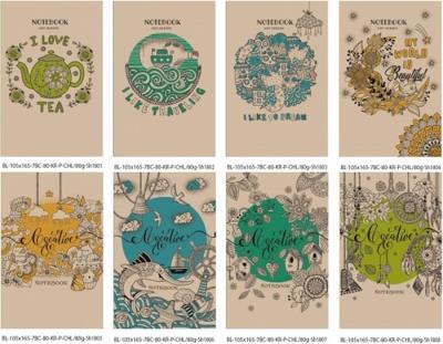 Okładka książki Notatnik ozdobny 105x165/80K gładki TW FRESH