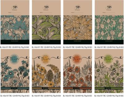 Okładka książki Notatnik ozdobny 143x197/120K kratka TW FRESH