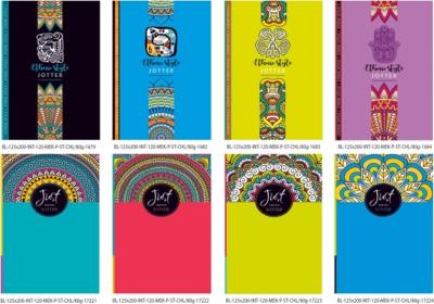 Okładka książki Notatnik ozdobny B6/120K gładki usztywniany FRESH