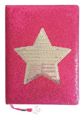 Opakowanie Notatnik różowy Gwiazdka