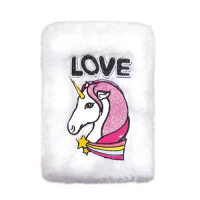 Notes pluszowy Jednorożec. Wydawca: Starpak. SmakLiter.pl Opakowanie Notes pluszowy Jednorożec