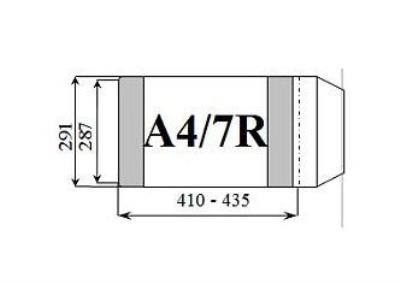 Opakowanie Okładka książkowa regulowana A4/7R (25szt) D&D