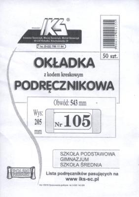 Opakowanie Okładka książkowa regulowana nr 105 50 sztuk mix