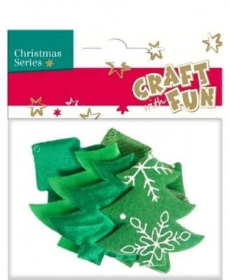 Opakowanie Ozdoba dekoracyjna choinka materiał 6el