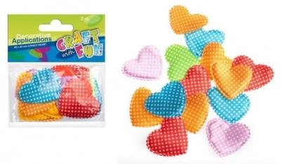 Opakowanie Ozdoba dekoracyjna serca materiał 3gr