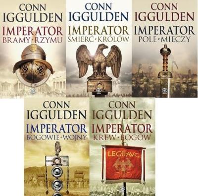 Pakiet: Imperator T.1-5. Autor: Iggulden Conn. SmakLiter.pl Okładka książki Pakiet: Imperator T.1-5