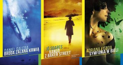 Pakiet: Seria brazylijska. Autor: Daniel Galera, Jo Soares, Adriana Lisboa. SmakLiter.pl Okładka książki Pakiet: Seria brazylijska