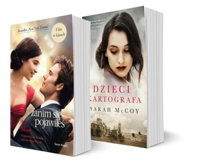 Pakiet: Zanim się pojawiłeś / Dzieci Kartografa. Autor: Jojo Moyes, Sarah McCoy. SmakLiter.pl Okładka książki Pakiet: Zanim się pojawiłeś / Dzieci Kartografa