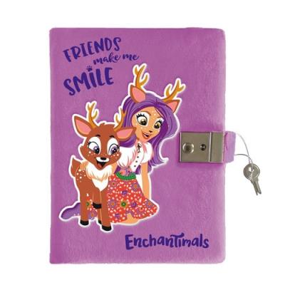 Pamiętnik pluszowy Enchantimals. Wydawca: Starpak. SmakLiter.pl Opakowanie Pamiętnik pluszowy Enchantimals