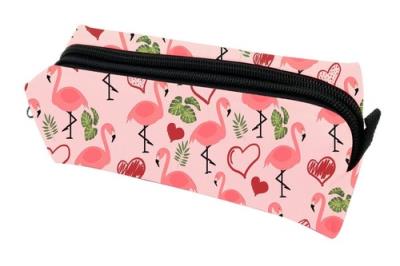 Piórnik PA 488 Flamingi liście. Wydawca: MESIO.PL. SmakLiter.pl Opakowanie Piórnik PA 488 Flamingi liście