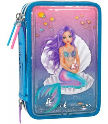 PIÓRNIK POTRÓJNY BROKATOWY TOPMODEL MERMAID 10013. Wydawca: PLUS-Z. SmakLiter.pl Opakowanie PIÓRNIK POTRÓJNY BROKATOWY TOPMODEL MERMAID 10013