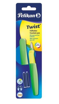 Opakowanie Pióro wieczne Twist P457 Neonowy zielony +2N/BL